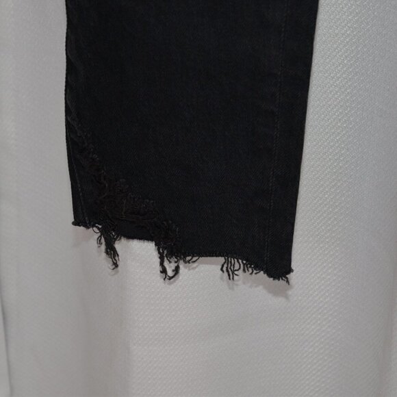 AGOLDE Toni Straight Leg Black Jeans Sz 23 - Picture 7 of 11